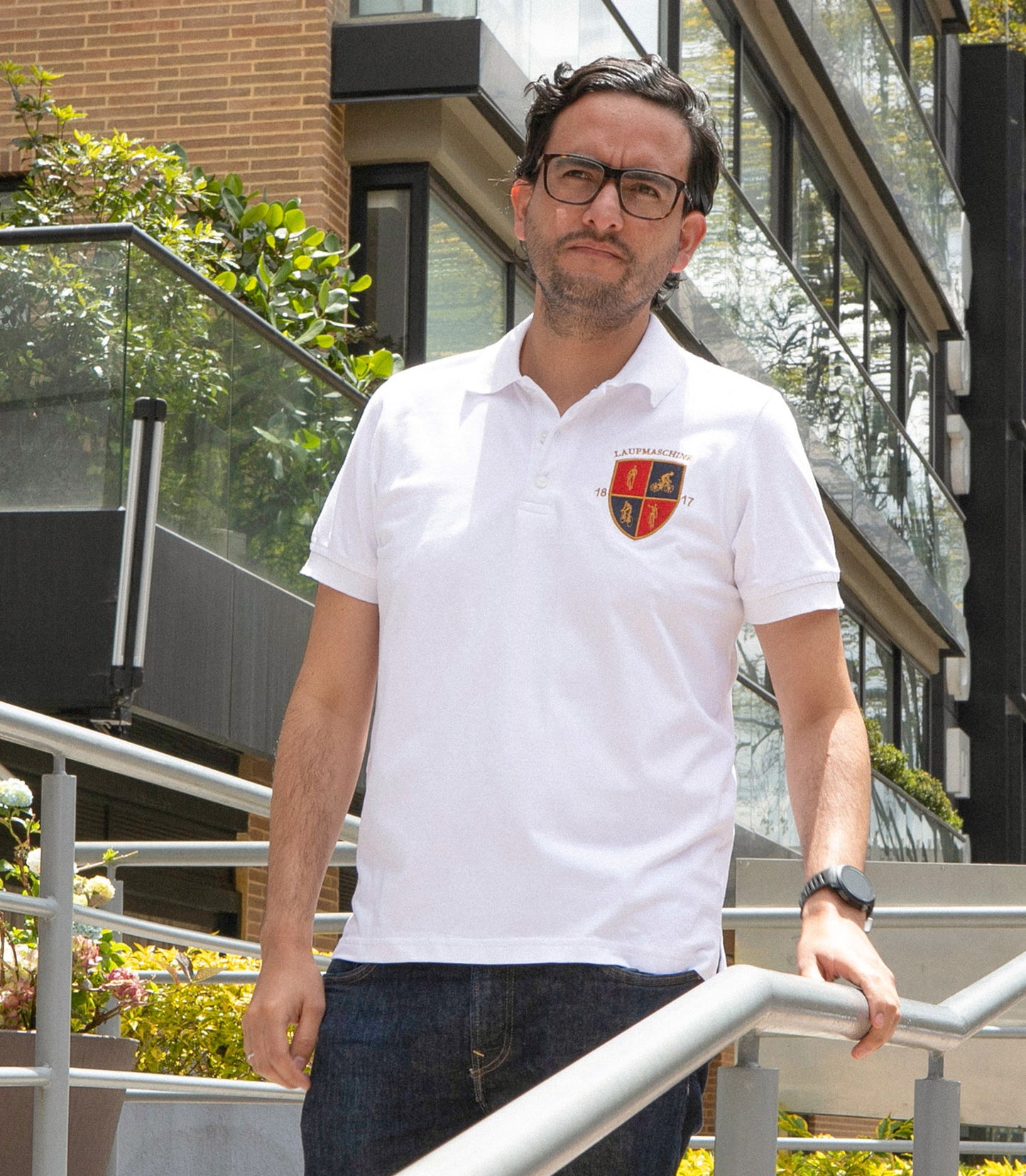 Camiseta Polo Agnello - Blanco
