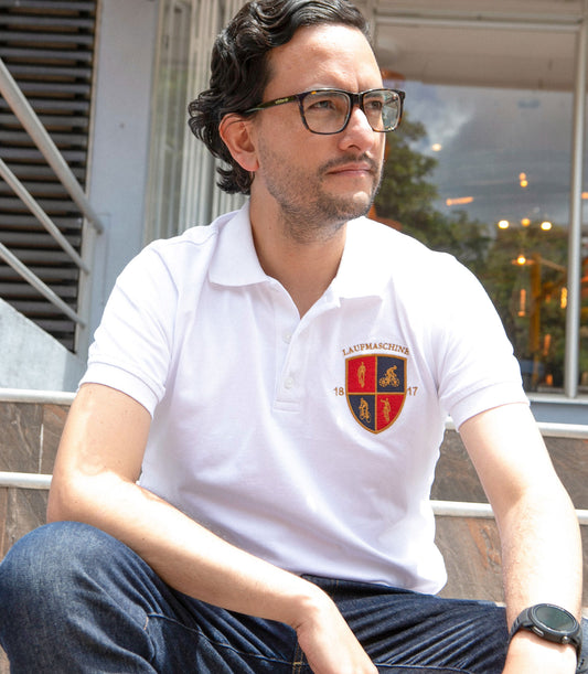 Camiseta Polo Agnello - Blanco