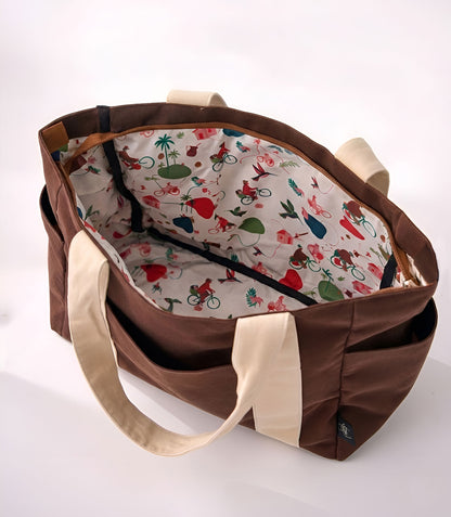 Bolso Tote Urbano — Interior Ilustrado Colombia 🚲
